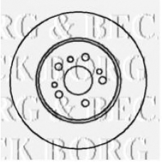 BBD5089 BORG & BECK Тормозной диск