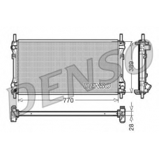 DRM10104 DENSO Радиатор, охлаждение двигателя