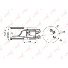 LF1003M LYNX Фильтр топливный