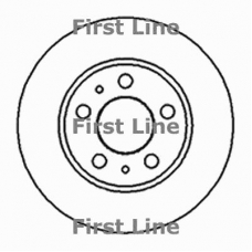 FBD280 FIRST LINE Тормозной диск