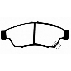 J PA-810AF JAPANPARTS Комплект тормозных колодок, дисковый тормоз