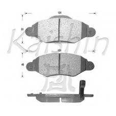 FK2246 KAISHIN Комплект тормозных колодок, дисковый тормоз