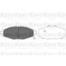 KBP-1002 KAVO PARTS Комплект тормозных колодок, дисковый тормоз