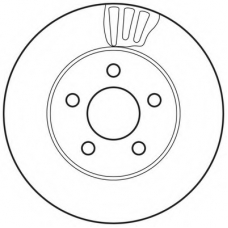 562709BC BENDIX Тормозной диск