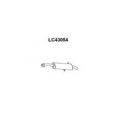 LC43054 VENEPORTE Глушитель выхлопных газов конечный