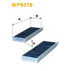 WP9319 WIX Фильтр, воздух во внутренном пространстве