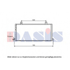 142032N AKS DASIS Конденсатор, кондиционер