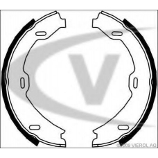 V30-0541 VEMO/VAICO Комплект тормозных колодок, стояночная тормозная с