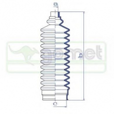 442910 GOMET Пыльник, рулевое управление