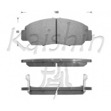 FK5113 KAISHIN Комплект тормозных колодок, дисковый тормоз