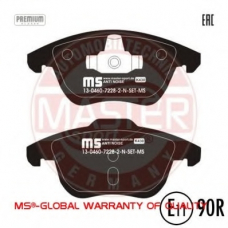 13046072282N-SET-MS MASTER-SPORT Комплект тормозных колодок, дисковый тормоз