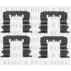 BBK1108 BORG & BECK Комплектующие, колодки дискового тормоза