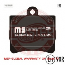 13046040602N-SET-MS MASTER-SPORT Комплект тормозных колодок, дисковый тормоз