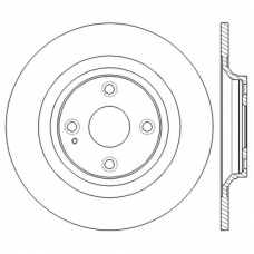 562561BC BENDIX Тормозной диск