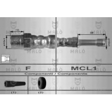 8929 Malo Тормозной шланг