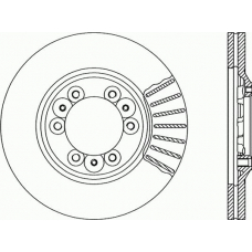 BDR1672.20 OPEN PARTS Тормозной диск