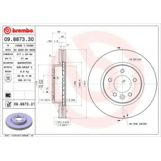 BS 8605 BRECO Тормозной диск