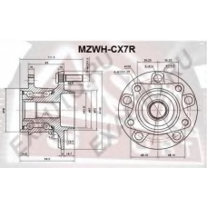 MZWH-CX7R ASVA Ступица колеса