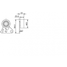 TKR 9042 TIMKEN Натяжной ролик, ремень грм