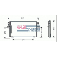 1623601 KUHLER SCHNEIDER Конденсатор, кондиционер