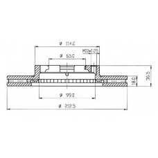 BDC3834 QUINTON HAZELL Тормозной диск