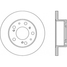 BDR1136.10 OPEN PARTS Тормозной диск