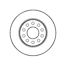 NBD711 NATIONAL Тормозной диск