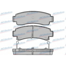 AC058088D AC Delco Комплект тормозных колодок, дисковый тормоз