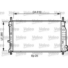 731724 VALEO Радиатор, охлаждение двигателя