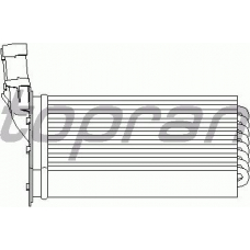 721 417 TOPRAN Теплообменник, отопление салона