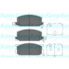 KBP-8006 KAVO PARTS Комплект тормозных колодок, дисковый тормоз