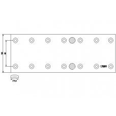 17099 TEXTAR Тормозные колодки, барабанный тормоз