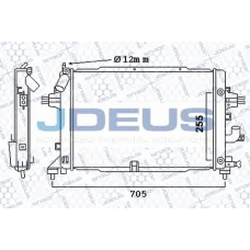 020M41 JDEUS Радиатор, охлаждение двигателя