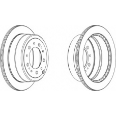 DDF1597-1 FERODO Тормозной диск