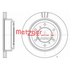 6955.10 METZGER Тормозной диск