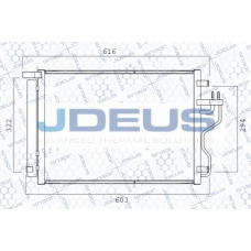 754M46 JDEUS Конденсатор, кондиционер