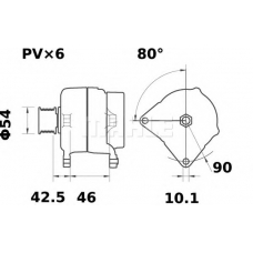 MG 551 MAHLE Генератор