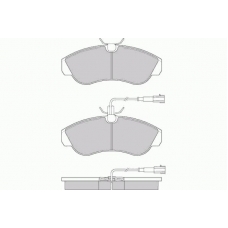 12-0889 E.T.F. Комплект тормозных колодок, дисковый тормоз
