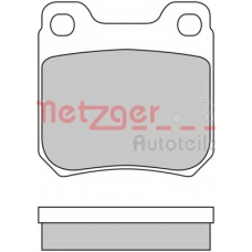 1170034 METZGER Комплект тормозных колодок, дисковый тормоз