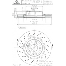 24975 V AP Тормозной диск