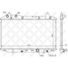 10-26684-SX STELLOX Радиатор, охлаждение двигателя