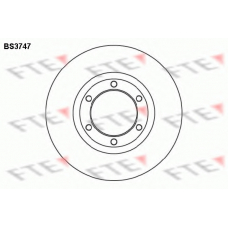 BS3747 FTE Тормозной диск
