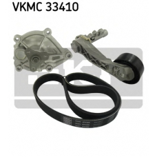 VKMC 33410 SKF Водяной насос + комплект ручейковых ремней