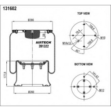 391322  K Airtech Кожух пневматической рессоры