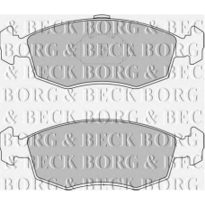 BBP1748 BORG & BECK Комплект тормозных колодок, дисковый тормоз