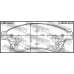 1801-ASJF FEBEST Комплект тормозных колодок, дисковый тормоз
