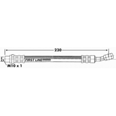 FBH6992 FIRST LINE Тормозной шланг