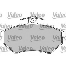 597141 VALEO Комплект тормозных колодок, дисковый тормоз