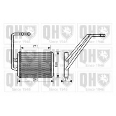 QHR2205 QUINTON HAZELL Теплообменник, отопление салона