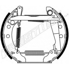 6000 TRUSTING Комплект тормозных колодок